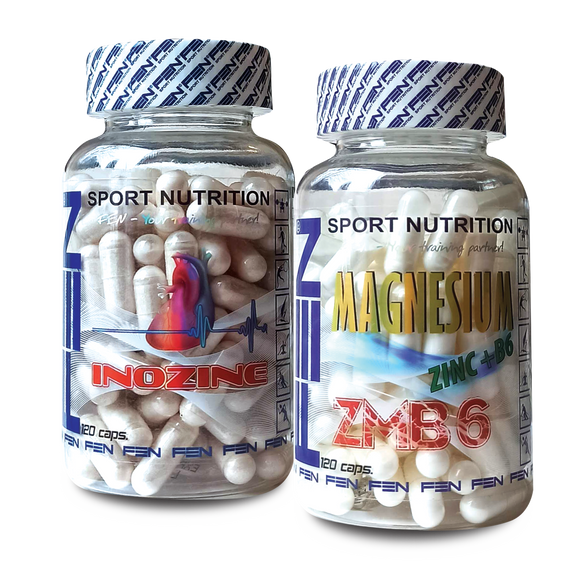 FEN Inosine Booster + FEN ZMB6 2 x 120 KAPS (doplňkové sady vytrvalostních sportů)